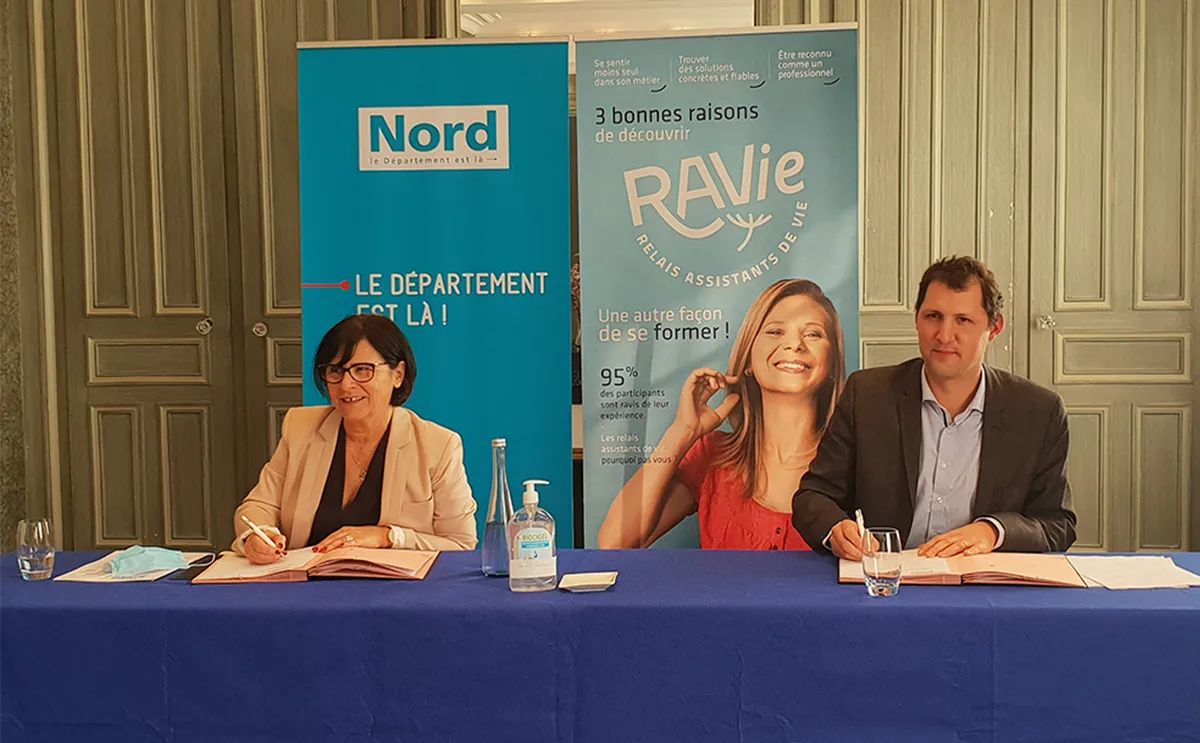 Signature de convention : un nouveau relais assistants de vie dans le Nord